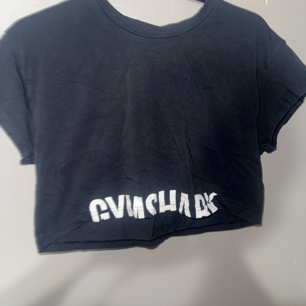 Gymshark Black Crop Top